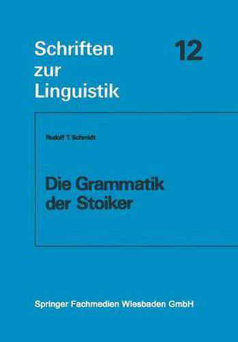 Die Grammatik Der Stoiker