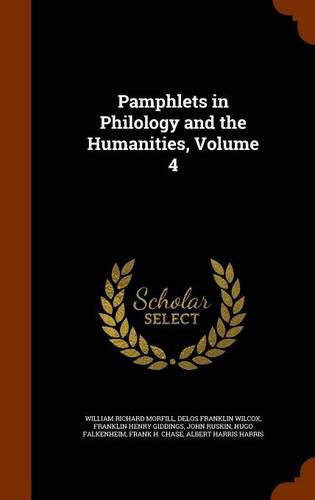 Pamphlets in Philology and the Humanities, Volume 4