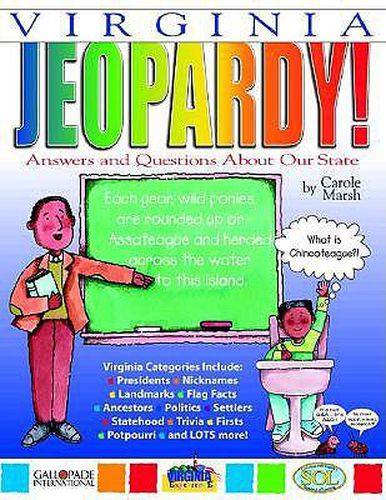 Cover image for Virginia Jeopardy !: Answers & Questions about Our State!