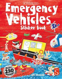 Cover image for Scribblers Fun Activity Emergency Vehicles Sticker Book