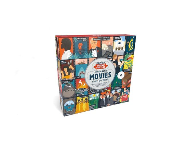 Cover image for 50 Must-Watch Movies Bucket List 1000-Piece Puzzle