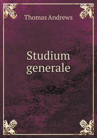 Cover image for Studium Generale