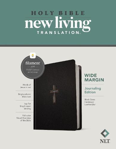 Cover image for NLT Wide Margin Bible, Filament Enabled Edition, Black