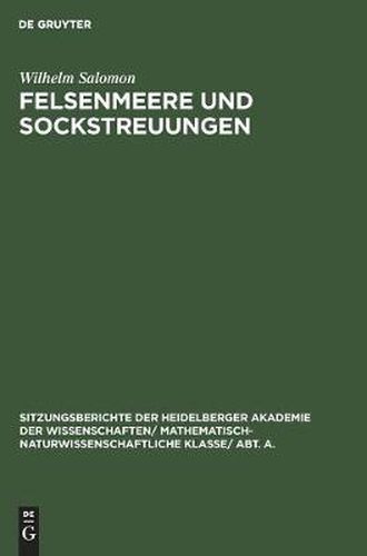 Cover image for Felsenmeere Und Sockstreuungen