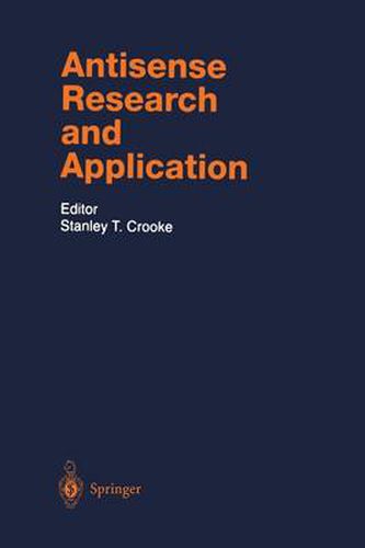 Cover image for Antisense Research and Application