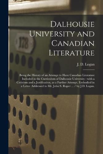 Dalhousie University and Canadian Literature