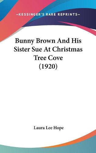 Cover image for Bunny Brown and His Sister Sue at Christmas Tree Cove (1920)