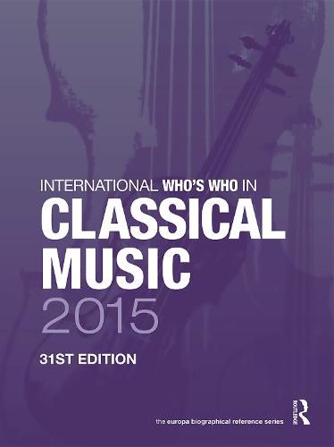 Cover image for The International Who's Who in Classical/Popular Music Set 2015