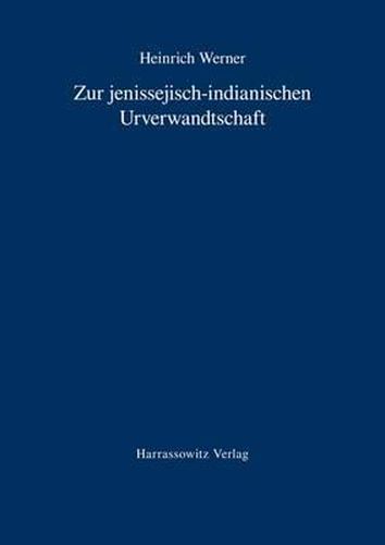 Cover image for Zur Jenissejisch-Indianischen Urverwandtschaft