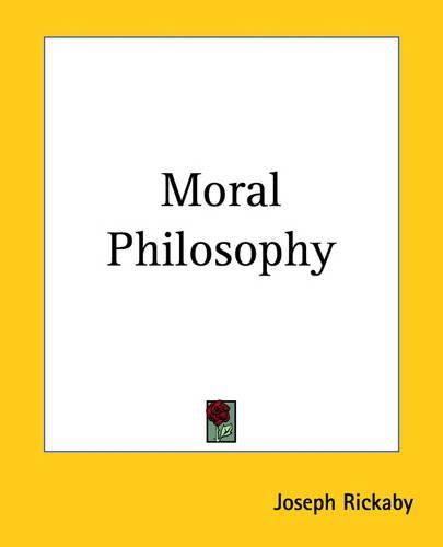 Cover image for Moral Philosophy