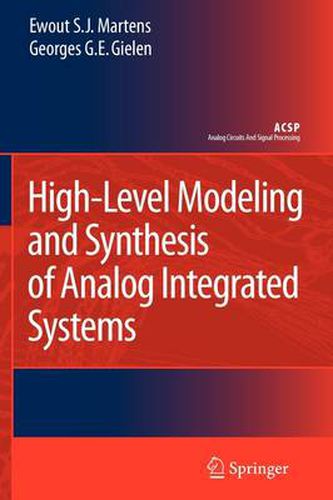 Cover image for High-Level Modeling and Synthesis of Analog Integrated Systems