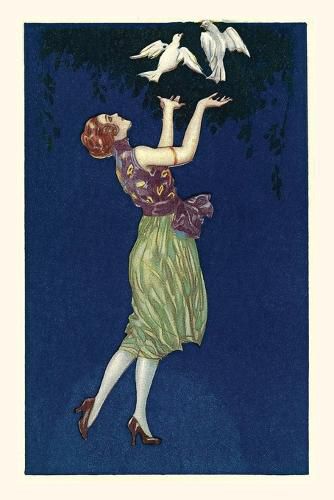 Cover image for Vintage Journal Woman Releasing Doves