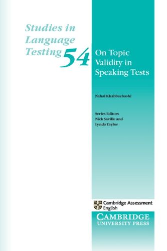 Cover image for On Topic Validity in Speaking Tests