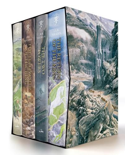 Cover image for The Hobbit & the Lord of the Rings Illustrated by Alan Lee Box Set
