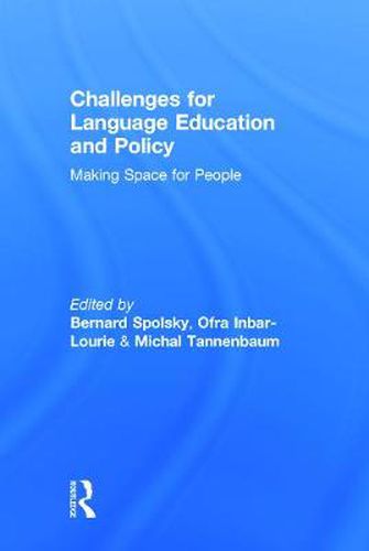 Cover image for Challenges for Language Education and Policy: Making Space for People