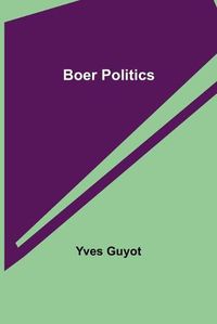 Cover image for Boer Politics