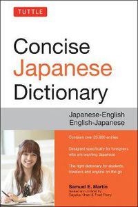 Cover image for Tuttle Concise Japanese Dictionary: Japanese-English English-Japanese