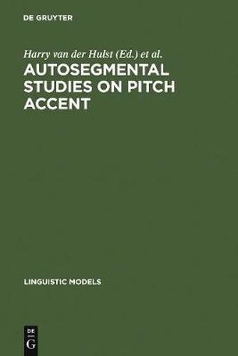 Cover image for Autosegmental Studies on Pitch Accent