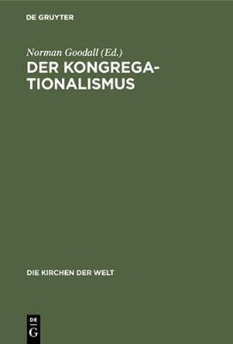 Cover image for Der Kongregationalismus