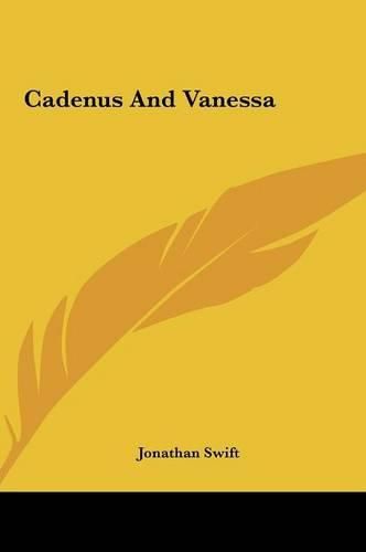 Cover image for Cadenus and Vanessa