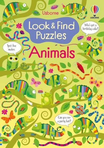 Cover image for Look and Find Puzzles Animals