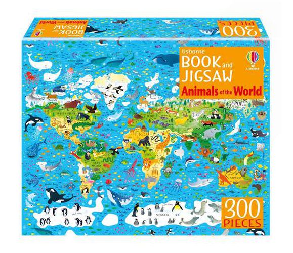 Cover image for Usborne Book and Jigsaw Animals of the World