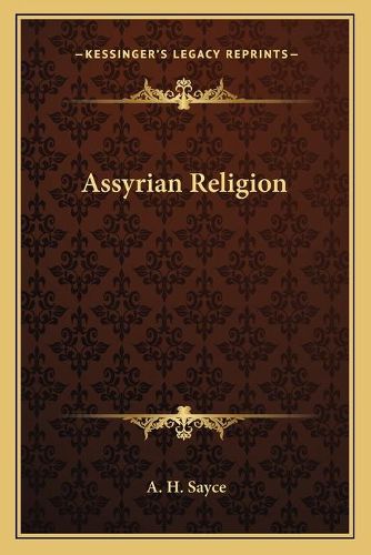 Cover image for Assyrian Religion
