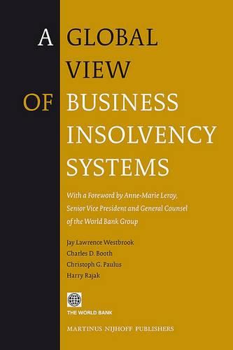 Cover image for A Global View of Business Insolvency Systems