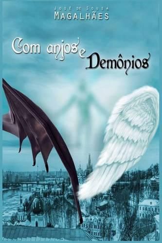 Cover image for Com anjos e demonios