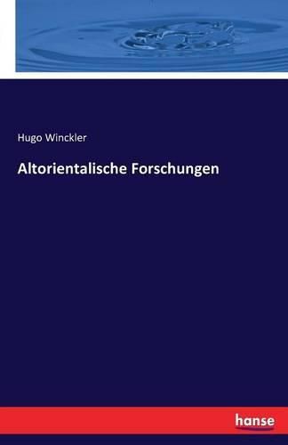 Cover image for Altorientalische Forschungen