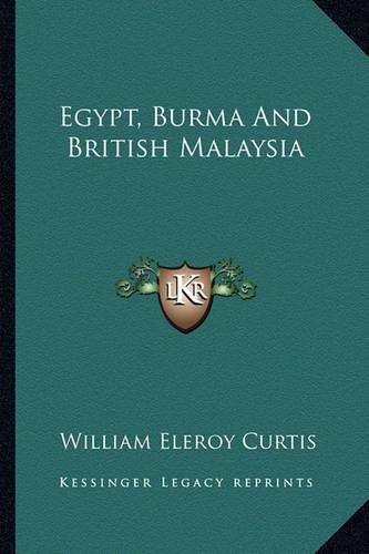 Cover image for Egypt, Burma and British Malaysia