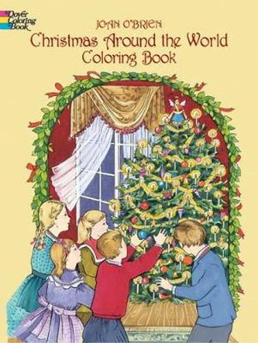 Cover image for Christmas Around the World Coloring Book