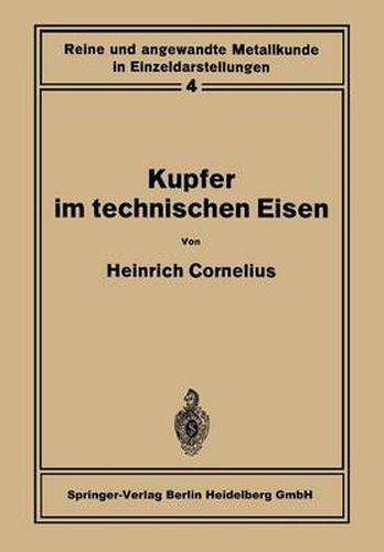 Cover image for Kupfer Im Technischen Eisen