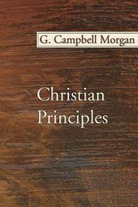 Cover image for Christian Principles