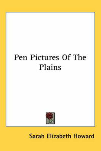 Cover image for Pen Pictures of the Plains