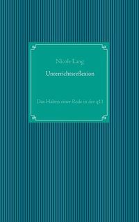 Cover image for Unterrichtsreflexion: Das Halten einer Rede in der q11