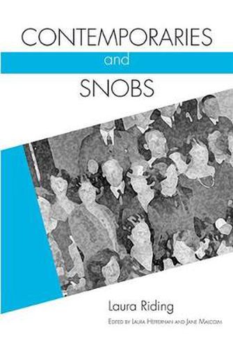 Cover image for Contemporaries and Snobs