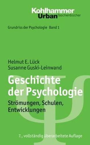 Cover image for Geschichte Der Psychologie: Stromungen, Schulen, Entwicklungen