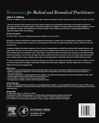 Cover image for Biostatistics for Medical and Biomedical Practitioners