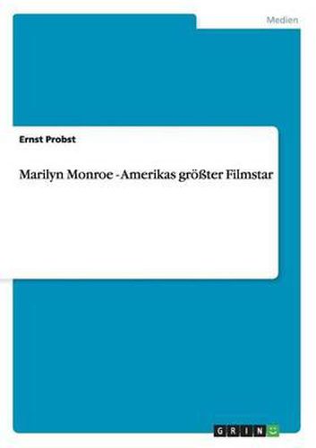 Cover image for Marilyn Monroe - Amerikas Groter Filmstar