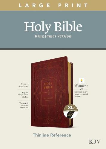 Cover image for KJV Large Print Thinline Reference Bible, Filament Enabled E