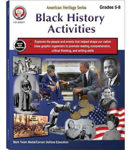 Cover image for Black History Activities Workbook, Grades 5 - 8