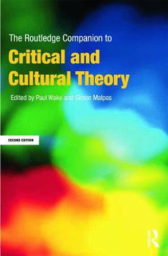 Cover image for The Routledge Companion to Critical and Cultural Theory