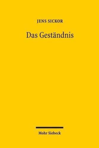 Cover image for Das Gestandnis