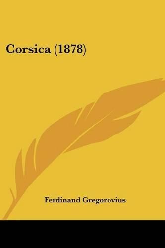Cover image for Corsica (1878)