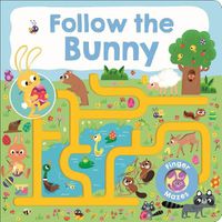 Cover image for Maze Book: Follow the Bunny