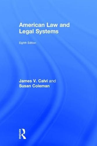 Cover image for American Law and Legal Systems