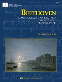 Cover image for Beethoven: Sonata quasi una Fantasia, Op. 27, No. 2 "Moonlight Sonata"