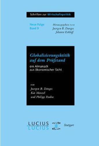 Cover image for Globalisierungskritik Auf Dem Prufstand