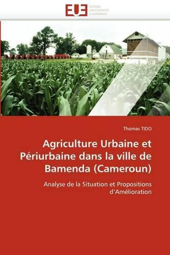 Cover image for Agriculture Urbaine Et P Riurbaine Dans La Ville de Bamenda (Cameroun)